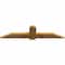 Ekena Millwork Eugene Rough Sawn Timber Gable Bracket, Western Red Cedar, 60"W x 15"H x 2"D x 6"F, 6/12 Pitch GBW060X15X0206EUG00RWR - alternate 2